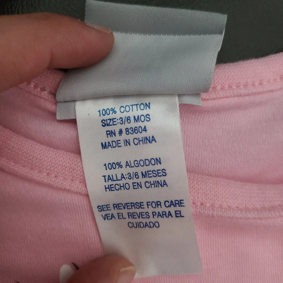 Genuine Merchandise Baby Girl Red Sox Tee Shirt in Pink Size 3-6 months NWT - Picture 4 of 8